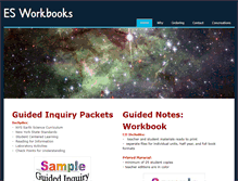 Tablet Screenshot of esworkbooks.com